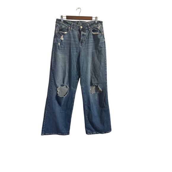 Lot of 3 Wild Fable Women’s Jeans & Skirt – Distressed Denim & Black Skirt - Picture 1 of 12
